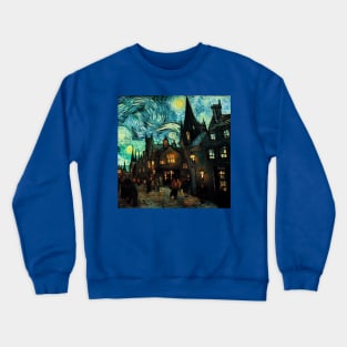 Starry Night in Diagon Alley Crewneck Sweatshirt